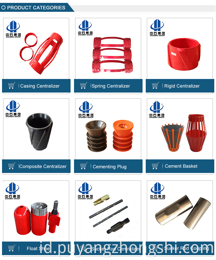 10d API berkualitas tinggi Casing spiral casing centrizer: solusi pegas bow tipe integral